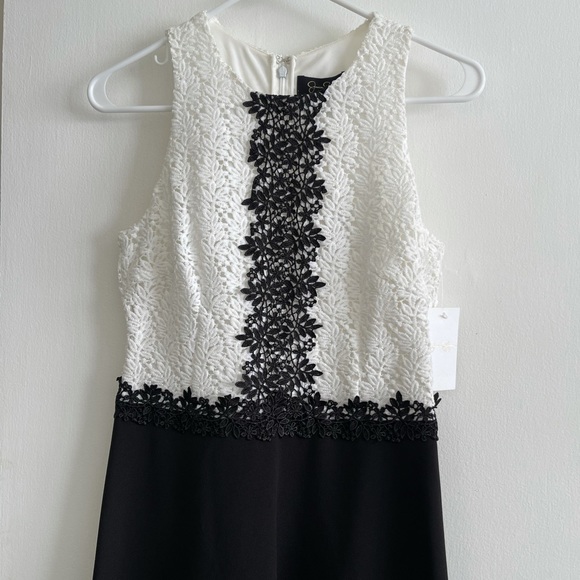 Jessica Simpson Fit & Flare Dress Sleeveless Lace Top Size 6 - Picture 2 of 11
